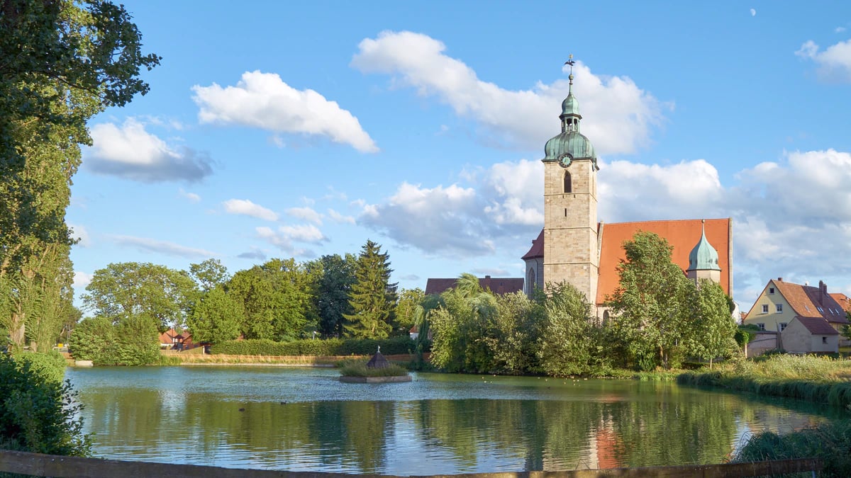 Ortsansicht von Markt Erlbach