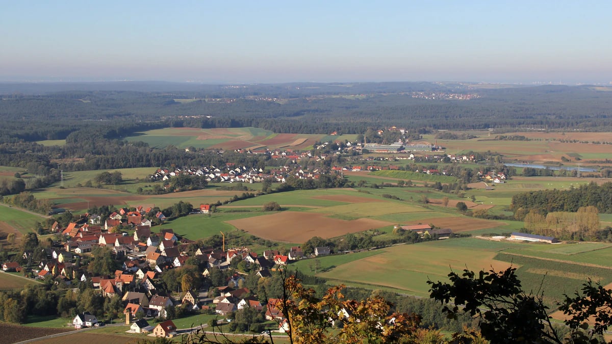 Ortsansicht von Neunkirchen am Sand